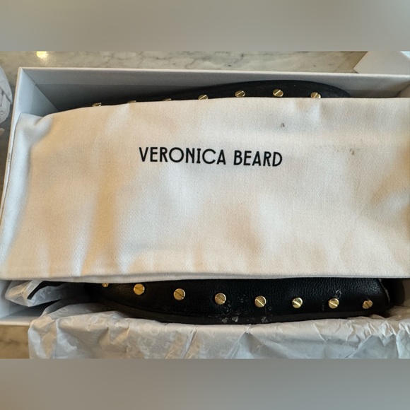 Veronica Beard Fern 2 Shearling Lined Clog. Black. 8 - Picture 11 of 11